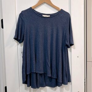 LOFT high low jersey swing tee
